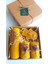 Doğal Petek Balmumu Mum Hediyelik Dekoratif Set Hamse Bereket Eli Beeswax Canle Gift Set 1
