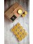 (12 Adet) Tealight Doğal Petek Balmumu Mum Ekonomik Boy (8gr) Beeswax Candle 1
