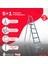 - 5+1 Basamaklı Galvanizli Profil Merdiven - Ev - Bahçe - İş Yeri İçin Dayanıklı 1