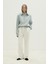 Gri Mimi Gold Düğmeli Sweatshirt 5