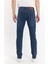 Erkek Koyu Mavi Slimfit Kot Pantolon 5