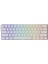 Monsgeek FUN60 Ultra Shine-Through White Tmr Hall Effect Manyetik Switch Argb Kablosuz Hotswap Mekanik Gaming Klavye 1