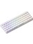 Monsgeek FUN60 Ultra Shine-Through White Tmr Hall Effect Manyetik Switch Argb Kablosuz Hotswap Mekanik Gaming Klavye 4