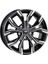 17 Inç 4X100 Clio Icon Siyah Elmas Kesim Jant Modeli Renault (4 Adet) 1