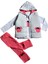 Baby 0192-3420 Minnie Yelekli Üçlü Takım - Pembe 1