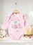 7171 Uzun Kollu Zıbın Çıtçıtlı Body 1-3-6 Ay Pembe 1