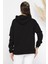 Kapüşonlu Üç Iplik Şardonlu Kadın Sweatshirt 3