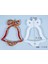 Epoksi Reçine Silikon Kalıp İthal / Kapı Süsü Noel Silikon Kalıp HB4521-0099 1