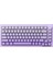 Monsgeek M1W V3 He-Sp Purple Gradiant Hall Effect Manyetik Switch Rgb Kablosuz Hotswap Mekanik Gaming Klavye 3