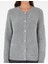 Kadın Gri Melanj Slim Fit Triko Hırka 50290546-VR086 6