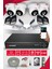 8 Kameralı 4 İç 4 Dış Ortam Kamera Seti 500 GB HDD Full Hd Gece Görüşlü Güvenlik Kamerası Sistemi 1