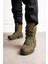 SS602 Su Geçirmez Fermuarlı/bağcıklı Tactical/outdoor Unisex Kışlık Askeri Uzun Haki Çöl Botu 1