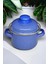 Italyan Emaye Mini Derin Tencere 12 cm 900 ml – Mavi 1