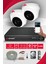 2 Kameralı Dome 2 İç Kamera Set 250 GB HDD Full Hd Gece Görüşlü Güvenlik Kamerası Sistemi 1