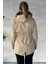 Kadın Kapüşonlu İçi Peluş Mont P-00013573 4