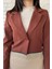 Kadın Sacak Taşlı Slim Fit Crop Blazer Ceket P-00002147 3