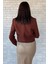 Kadın Sacak Taşlı Slim Fit Crop Blazer Ceket P-00002147 4