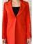 Kadın Kol Taş Detaylı Sahte Cepli Uzun Blazer Ceket P-00003295 3