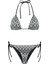Triko Renkli Üçgen Bikini Takım 1
