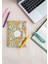 Yaz Desenli Bez Ciltli Defter - 8 1