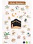 Kabe ve Ramazan Figürleri Temalı Cam Duvar Sticker Seti, Ramazan-I Şerif Sticker Seti Çocuk Bebek 3