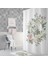 Banyo Paspas ve Tek Kanat Duş Perdesi 1X180X200 Set Banyo Halısı Angel 3