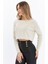 Basic Gri Triko Crop Kazak 4