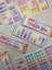 20 Yaprak Binderli Kırmızı Tonları Planlayıcı Indeks/index Sticker/postit/post-It 3