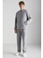 SANTIAGOS Erkek Pamuk-Polyester Koyu Gri Sweatshirt 2
