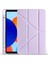 Xiaomi Redmi Pad Se 8.7 Inç Kılıf Yatay ve Dikey Standlı Uyku Modlu Kalemlikli Trifold Arkası Soft Silikon Smart Kılıf 2