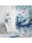 Banyo Paspas ve Tek Kanat Duş Perdesi 1X180X200 Set Banyo Halısı Whale 3