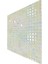 Mutfak Tezgah Arası, Havuz, Banyo, Sauna, Spa, İç ve Dış Ortamlarda Tüm Yüzeyler İçin 15X15MM. Hologramlı Beyaz . 31,5X31,5CM. Fileli Cam Mozaik. ( 1 M2 Fiyatıdır ) 3