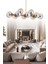 Luxury Modern Tasarım Eskitme 10'lü Bal Glop Camlı Avize 1