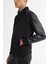 Erkek Siyah Bomber Yaka Süet Dokulu Comfort Fit Mont A42Y6028 2