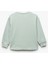 Pamuklu Cep Detaylı Bisiklet Yaka Uzun Kollu Basic Sweatshirt 2