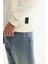 Erkek Ekru Kapüşonlu 3 Iplik Şardonlu Baskılı Sweatshirt A42y1222 3