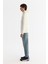 Erkek Ekru Kapüşonlu 3 Iplik Şardonlu Baskılı Sweatshirt A42y1222 4