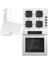 Elegant Line Basic QBL62CB - SS206 - D087 Beyaz 3'lü Ankastre Set 1