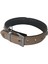 Deri Doğal Taşlı Köpek Boyun Tasması 44-50 cm Medium Taba 5