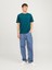 Jack Jones Erkek Jjepaulos Bisiklet Yaka Mavi Tişört 12245087 2