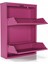2'li Metal Ayakkabılık - Pembe 3