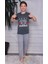 Kısa Kol Tişört , Uzun Pantolon Erkek Çocuk Pijama M00672 1