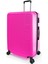 Abs Pembe Büyük Boy Valiz 16418 2