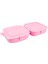 | Çift Kapaklı Beslenme Kabı, Pembe, Sızdırmaz ve Pratik Tasarım 2