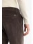 Erkek Antrasit Klasik Bel Kalın Fitilli Kadife Chino Relaxed Fit Pantolon A42Y3017 11
