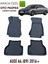 NewDeco Audi A4 (B9) 2016 ve Sonrasi Için 5,5d Carbon Style Havuzlu Paspas - Tpe Malzeme 1