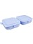 | Çift Kapaklı Beslenme Kabı, Mavi, Sızdırmaz ve Pratik Tasarım 2
