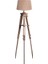 Piega Tripod Lambader Abajur Köşe Lambası Aydınlatma Ahşap Fosil Eskitme Ağaç Country Masif Doğal 1