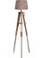Piega Tripod Lambader Abajur Köşe Lambası Aydınlatma Ahşap Fosil Eskitme Ağaç Country Masif Doğal 1