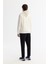 Erkek Ekru Kapüşonlu Pamuklu Baskılı Elastan Sweatshirt A42y1324 4